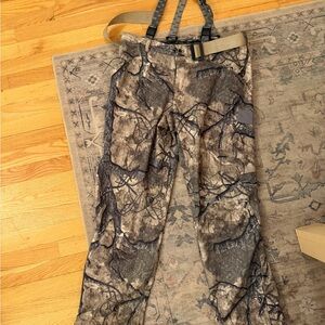 Sitka Camouflage Hunting Pants with Belt and suspenders
